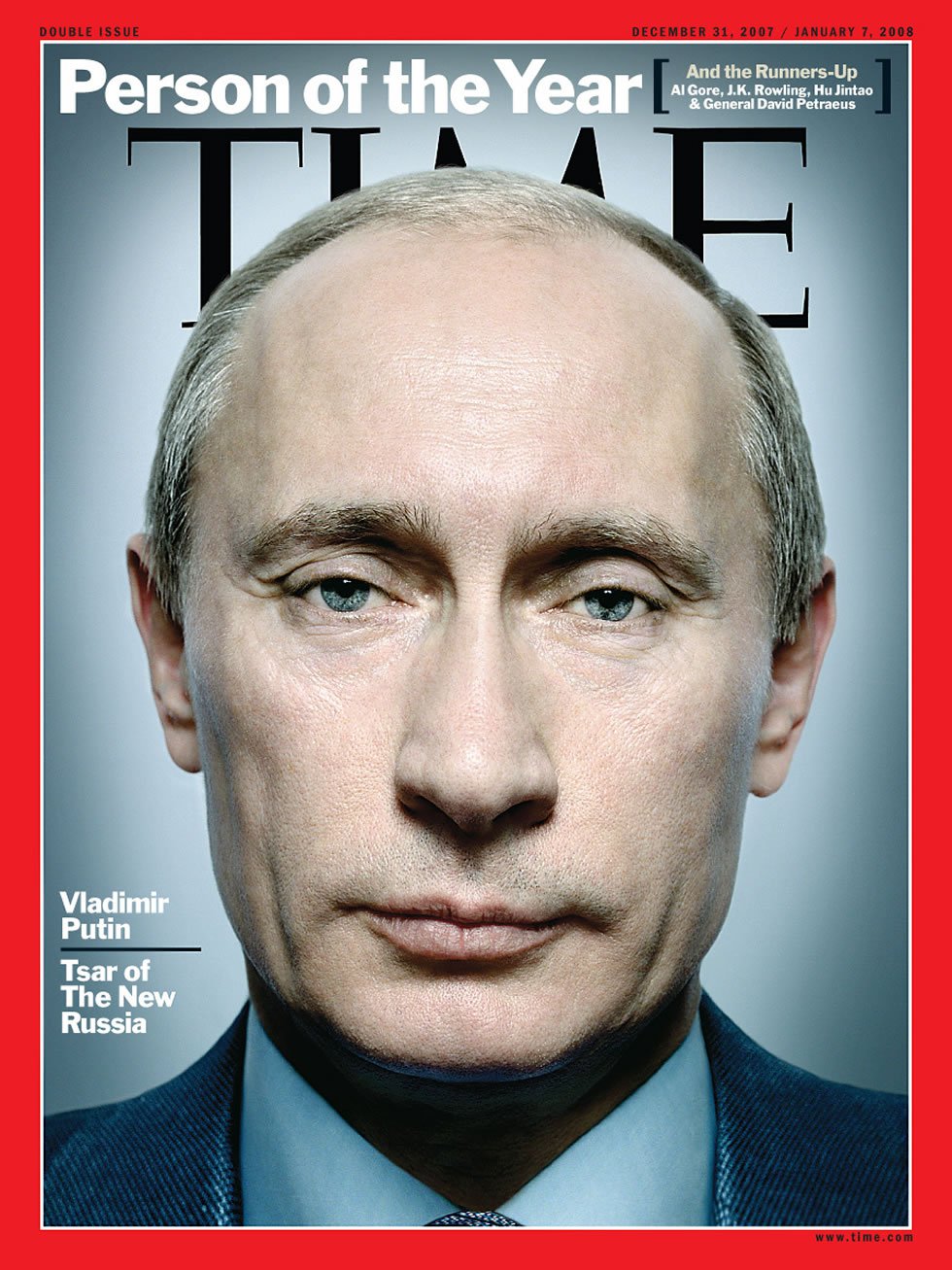 Primer ruso elegido como persona del año en 'Time' Primer ruso elegido como persona del año en 'Time'