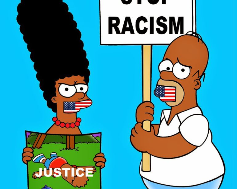 Los Simpson', contra la brutalidad policial por motivos racistas |  Internacional | Cadena SER