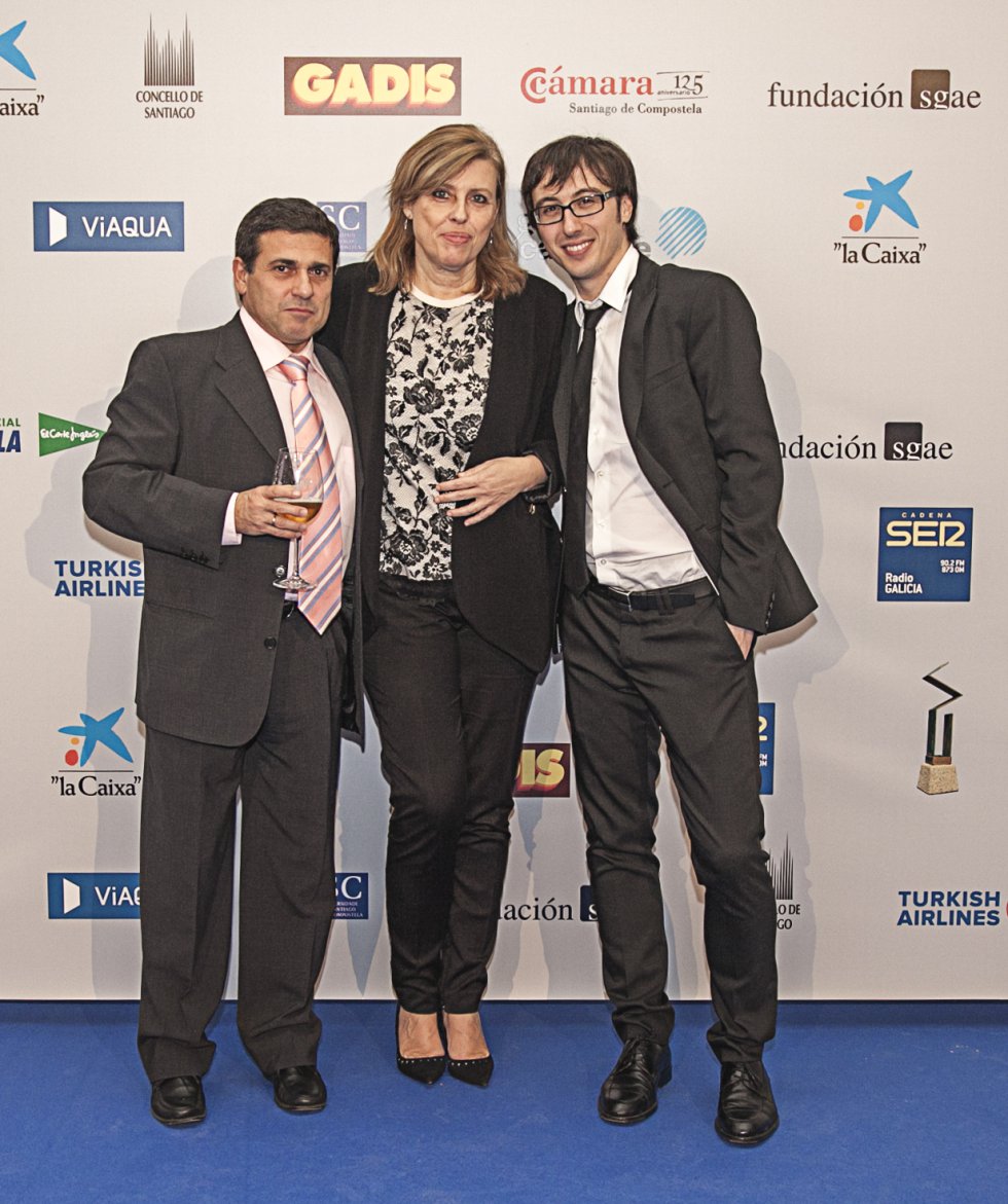 Aida Pena, directora de Contenidos de la SER en Galicia, con Xaime López y Ricardo Rodríguez, redactores Aida Pena, directora de Contenidos de la SER en Galicia, con Xaime López y Ricardo Rodríguez, redactores