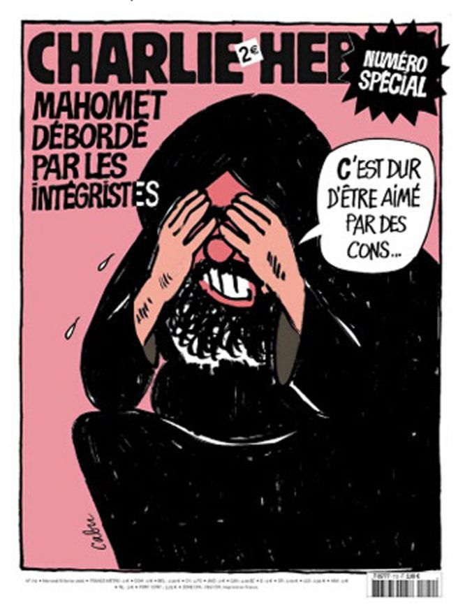El 8 de febrero de 2006 la revista publicaba una caricatura de Mahoma que decía "Es difícil ser amado por idiotas" mientras el profeta se tapaba la cara con las manos.