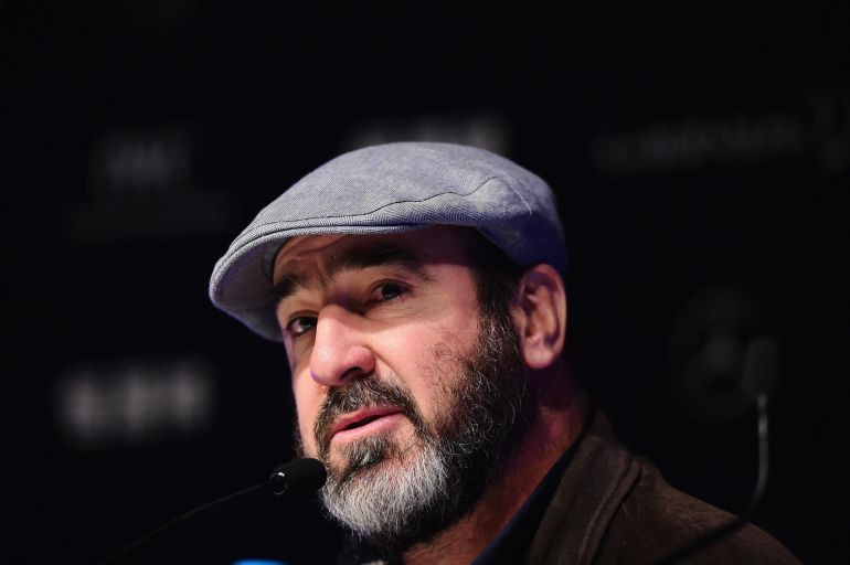 El exfutbolista francés, Eric Cantona.