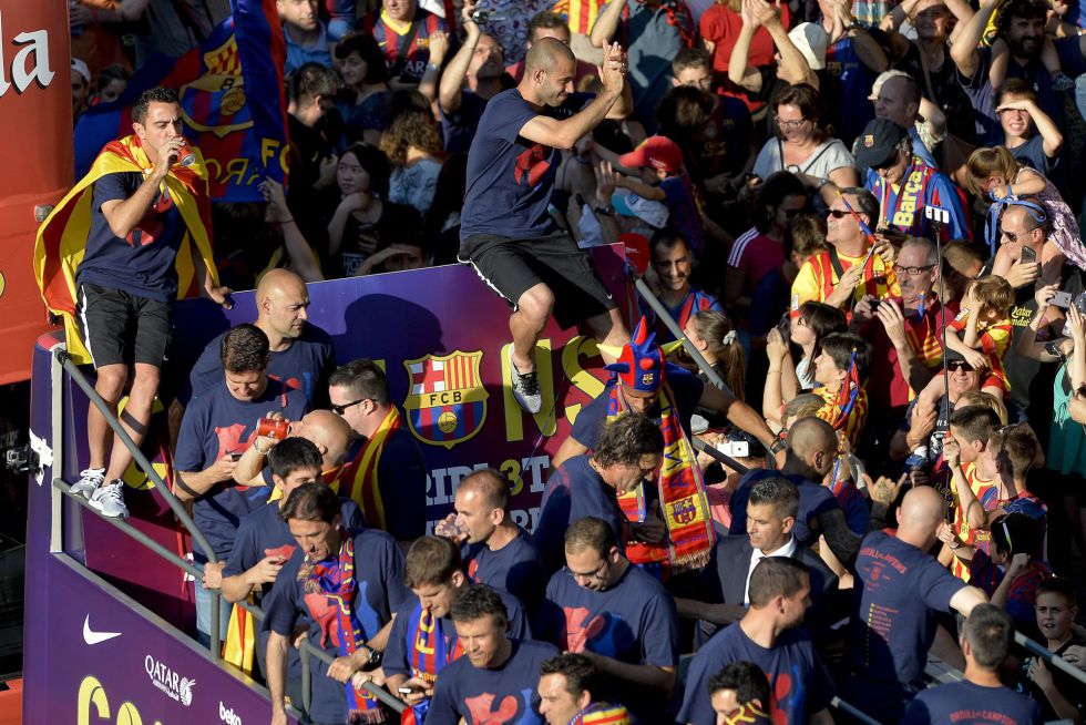 Mascherano, jefe en el terreno de juego y también fuera de él Mascherano, jefe en el terreno de juego y también fuera de él