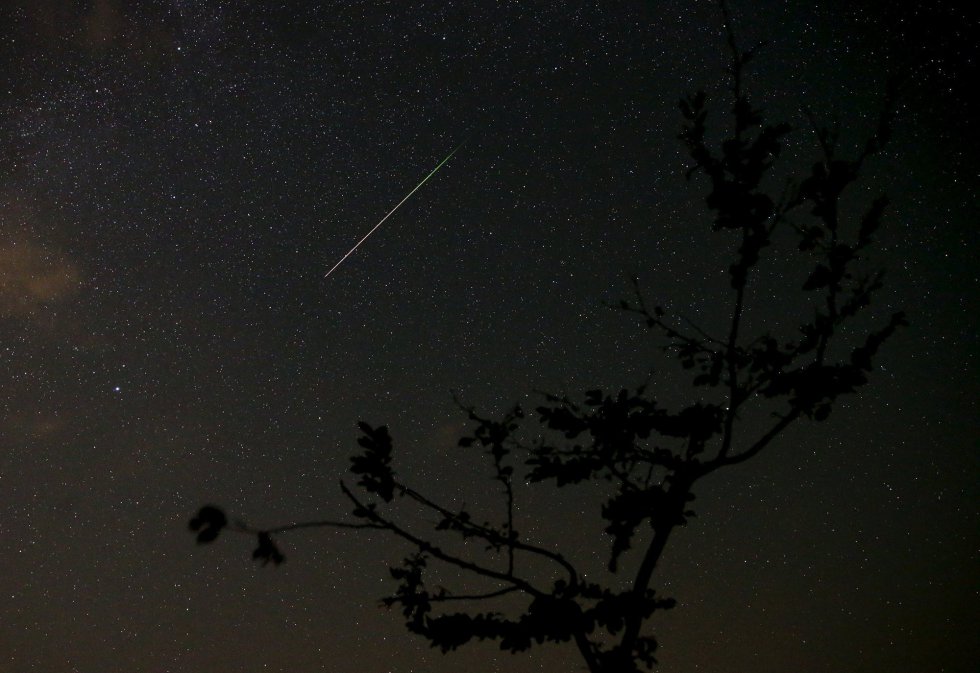 Primera noche de la lluvia de Perseidas. Primera noche de la lluvia de Perseidas.