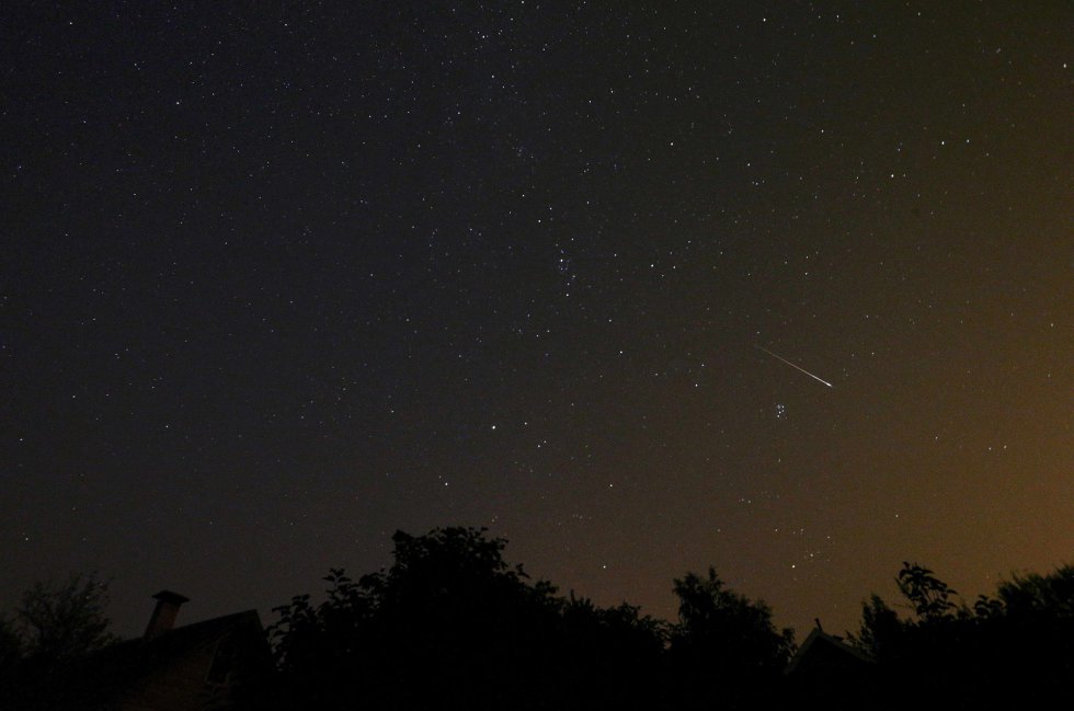 Primera noche de la lluvia de Perseidas. Primera noche de la lluvia de Perseidas.