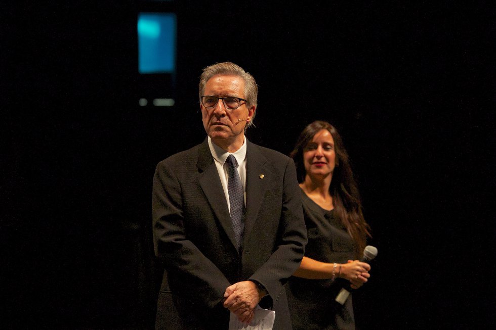 Iñaki Gabilondo junto a Olga Grande Iñaki Gabilondo junto a Olga Grande