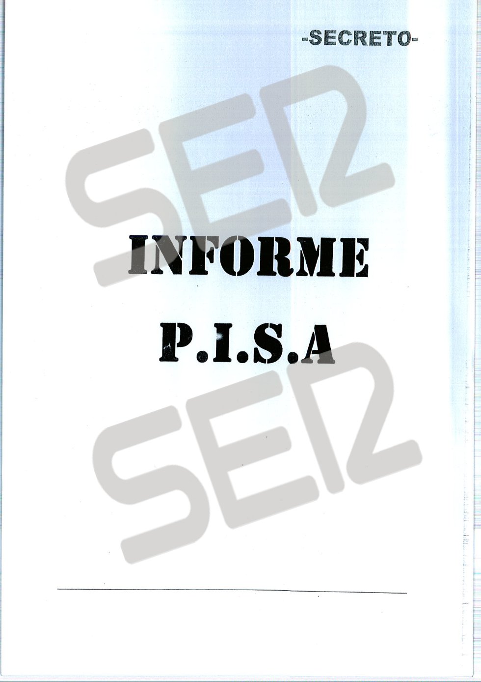 'Informe PISA' (Pablo Iglesias S.A.) de la UDEF. 'Informe PISA' (Pablo Iglesias S.A.) de la UDEF.