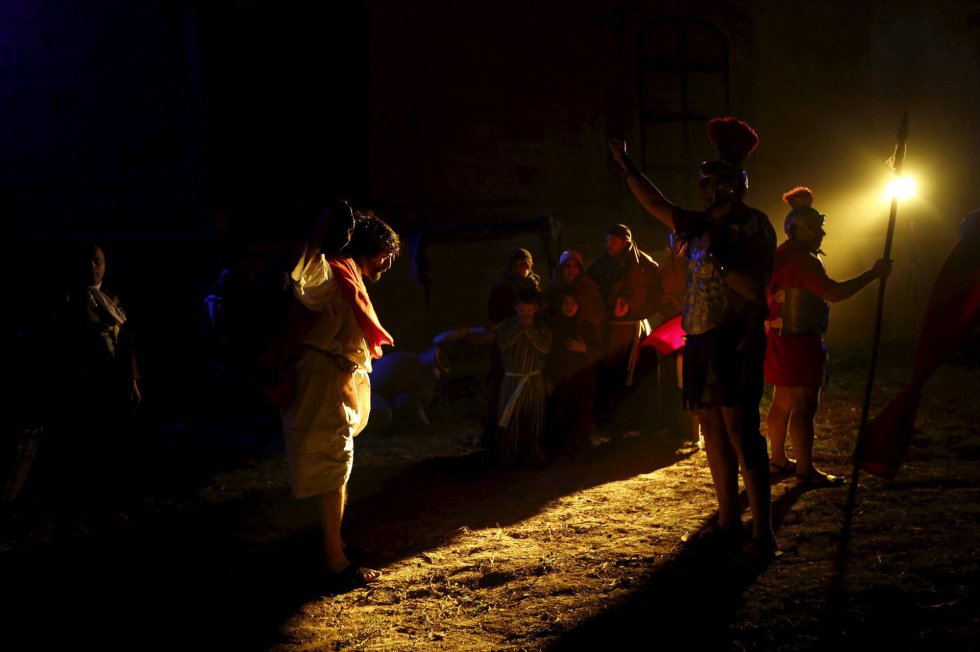 Escenas de la Pasión Viviente de Attard (Malta). Escenas de la Pasión Viviente de Attard (Malta).
