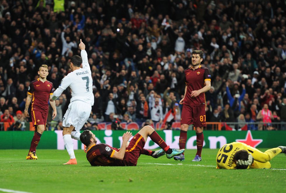 Los goles del luso, cómo no, y de James, sentenciaron la eliminatoria ante una Roma inofensiva ante Navas Los goles del luso, cómo no, y de James, sentenciaron la eliminatoria ante una Roma inofensiva ante Navas