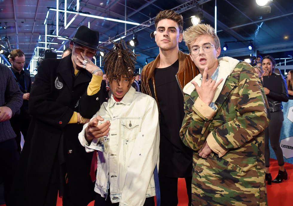Jaden Smith con Jack and Jack en la entrega de premios MTV. Jaden Smith con Jack and Jack en la entrega de premios MTV.