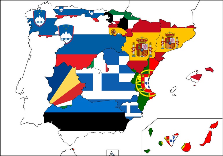 El mapa del bienestar en España, si cada comunidad fuera un país.