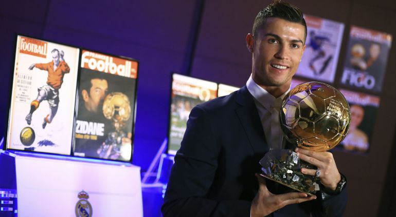 Cristiano Ronaldo, con su cuarto Balón de Oro.