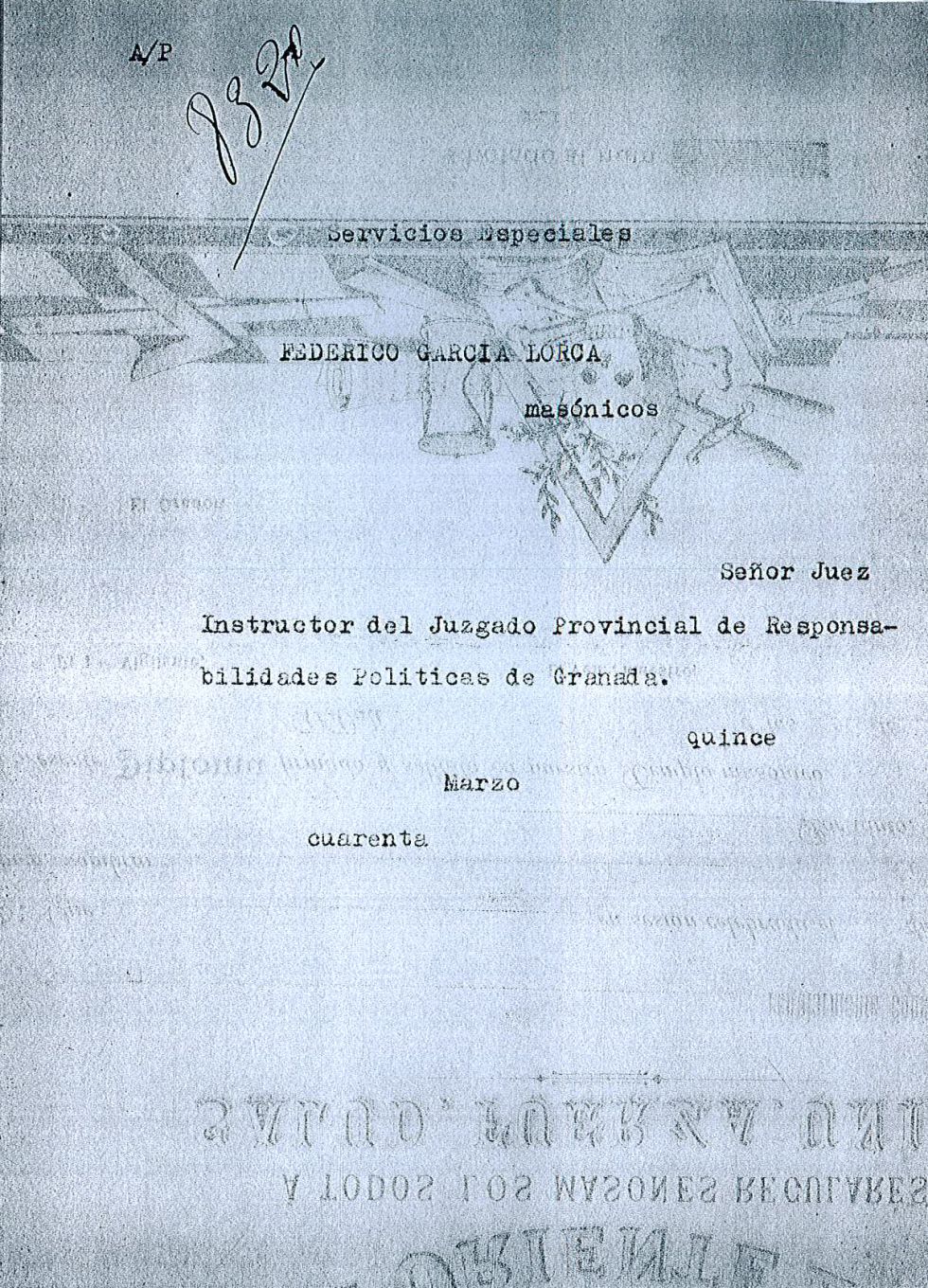 Los documentos de la investigación sobre Federico García Lorcatras su muerte Los documentos de la investigación sobre Federico García Lorcatras su muerte