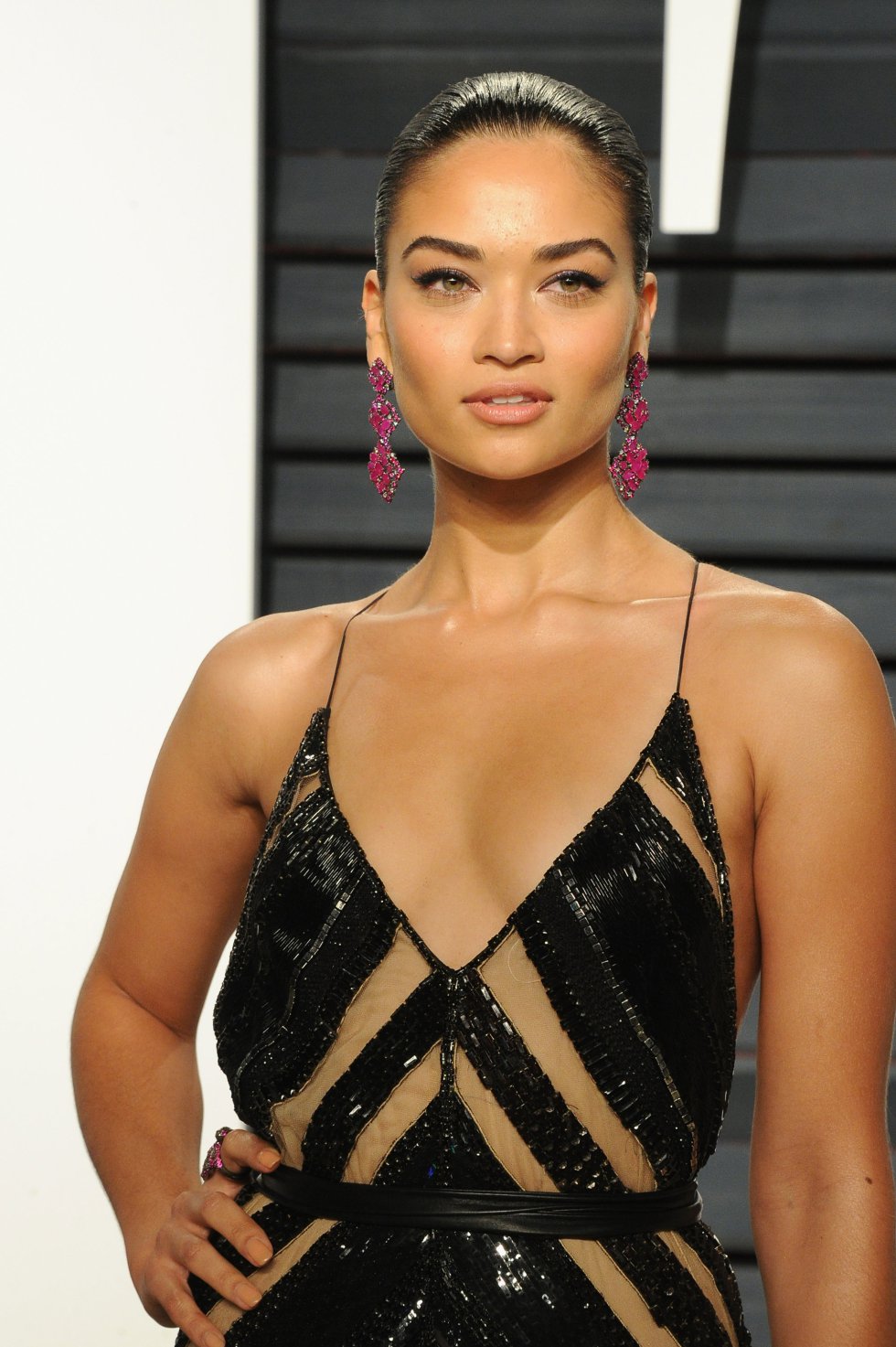 La modelo Shanina Shaik en la fiesta de Vanity Fair. La modelo Shanina Shaik en la fiesta de Vanity Fair.