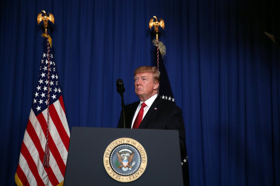 Declaración del presidente de EEUU, Donald Trump. Declaración del presidente de EEUU, Donald Trump.