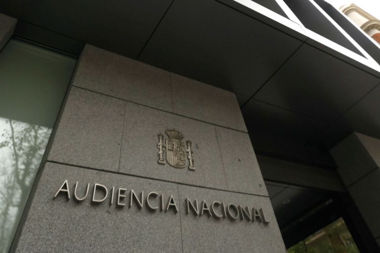 Imagen de la fachada de la Audiencia Nacional.