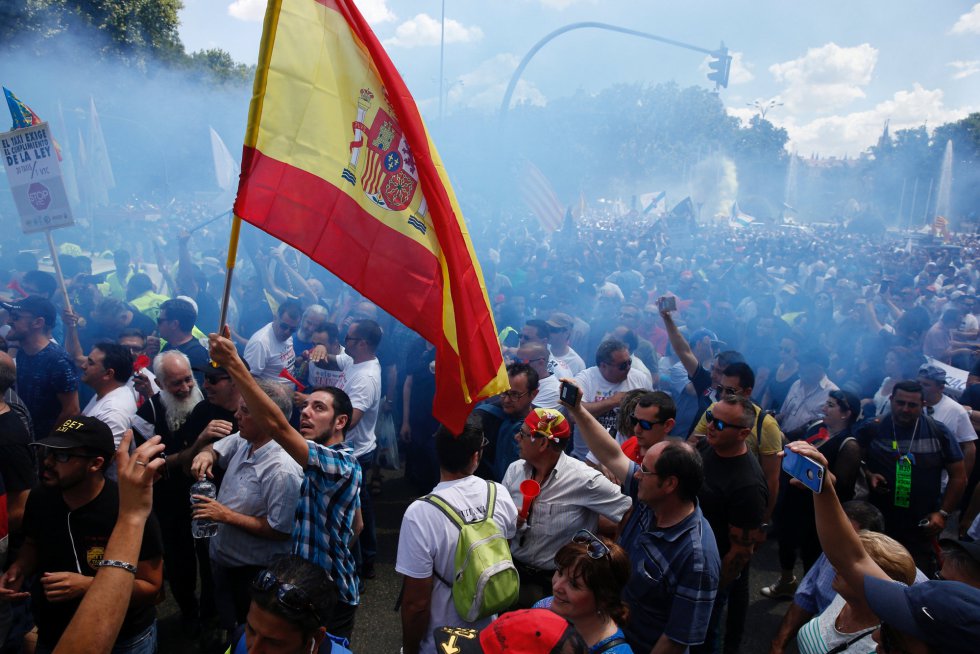 La manifestación en Madrid ha tenido un amplio seguimiento La manifestación en Madrid ha tenido un amplio seguimiento