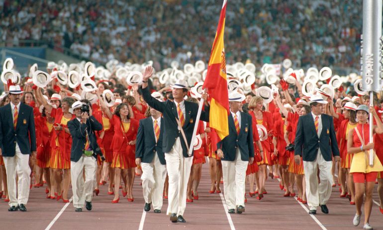 El rey Felipe VI fue el abanderado del equipo español en los Juegos Olímpicos de Barcelona '92.