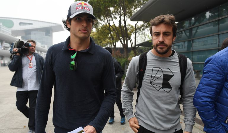 Carlos Sainz y Fernando Alonso.
