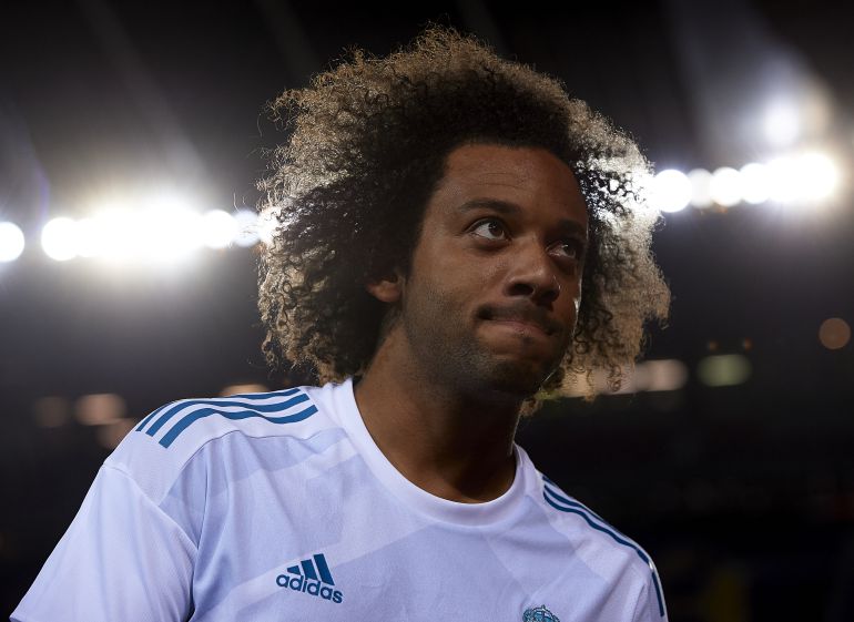 Marcelo, durante un partido con el Madrid