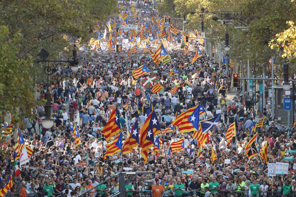 La manifestación de Barcelona, en imágenes | Fotogalería | Política | Cadena SER