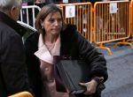 Carme Forcadell, Speaker of the Catalan parliament, arrives to Spain's Supreme Court before she was remanded in custody pending payment of a 150,000-euro bail, in Madrid, Spain, November 9, 2017. REUTERS/Sergio Perez TPX IMAGES OF THE DAY