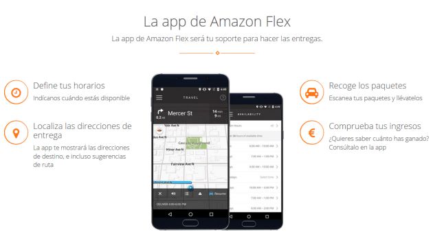 horarios entrega amazon