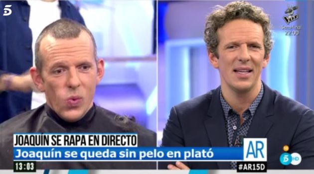 Joaquin Prat Pierde Una Apuesta Y Se Rapa La Cabeza En El Programa De Ana Rosa Television En La Cadena Ser Cadena Ser