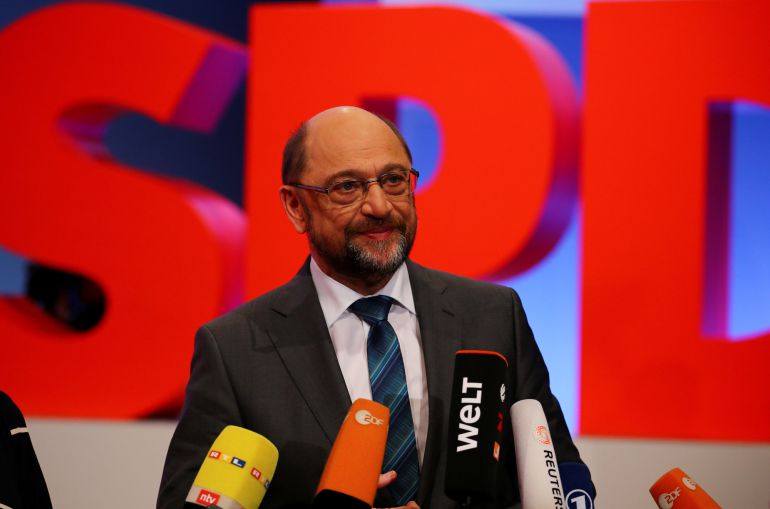 Martin Schulz, líder de SPD.