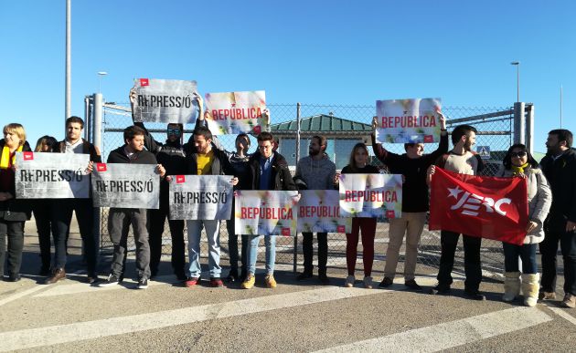 Manifestación en la cárcel de Estremera el 4 de diciembre