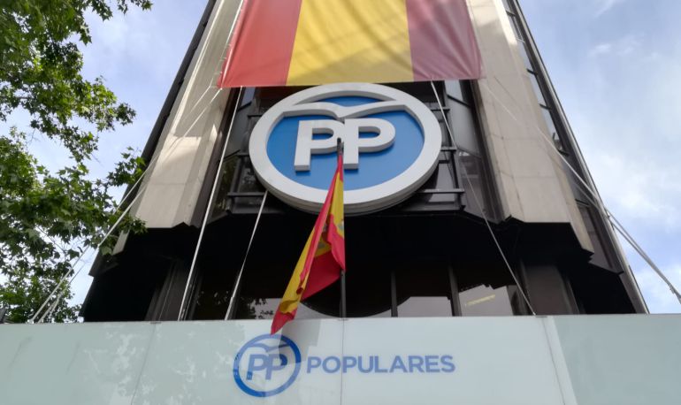 Sede del PP en Madrid.