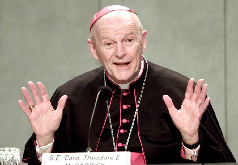 El cardenal Theodore McCarrick