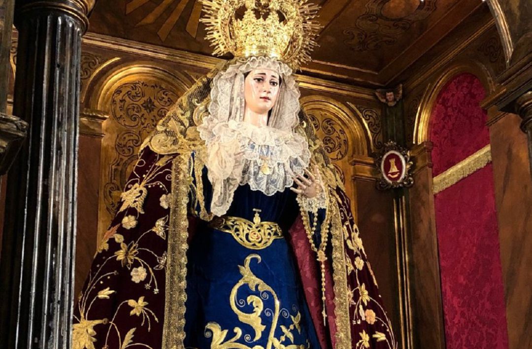 La Virgen De La Palma Del Buen Fin En El Iaph Para Un Estudio Diagnostico De La Imagen El Iaph Realiza Un Estudio Diagnostico De La Virgen De La Palma Del Buen