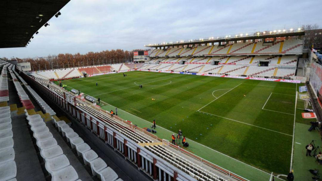 Estadio de Vallecas, campo del Rayo Vallecano.