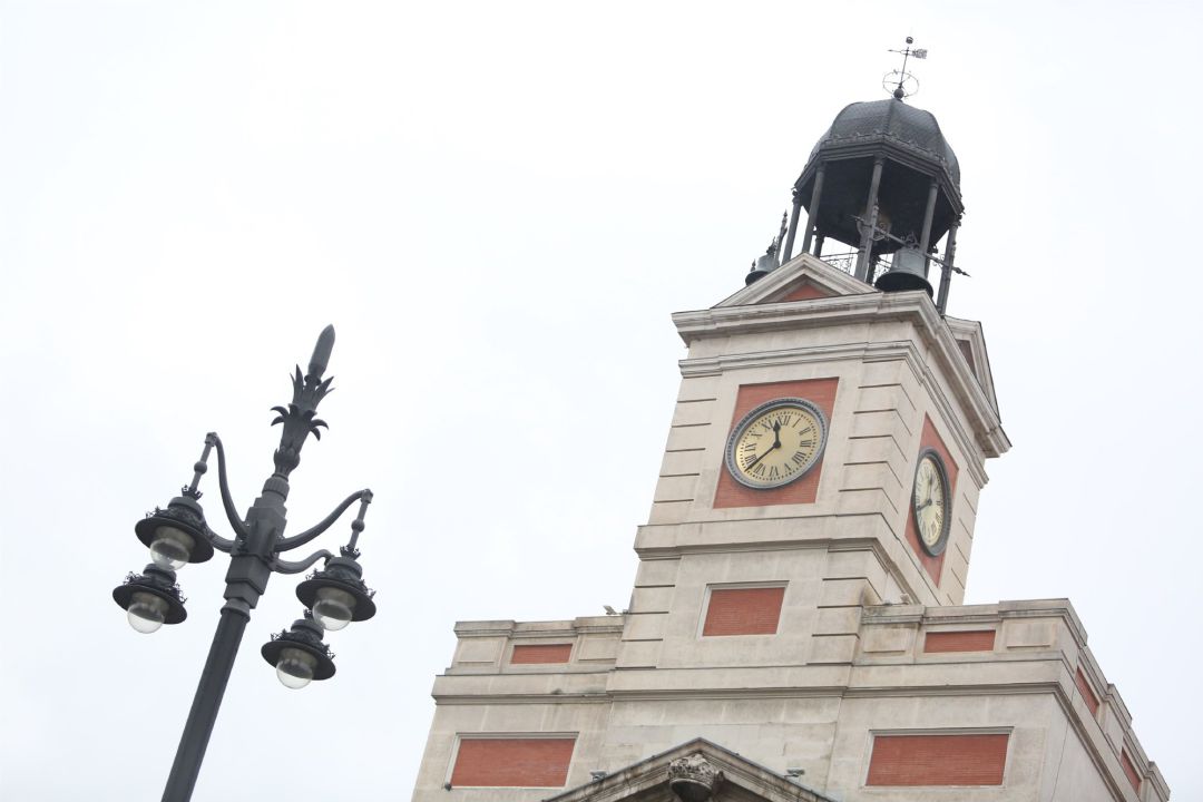 reloj puerta del sol hora