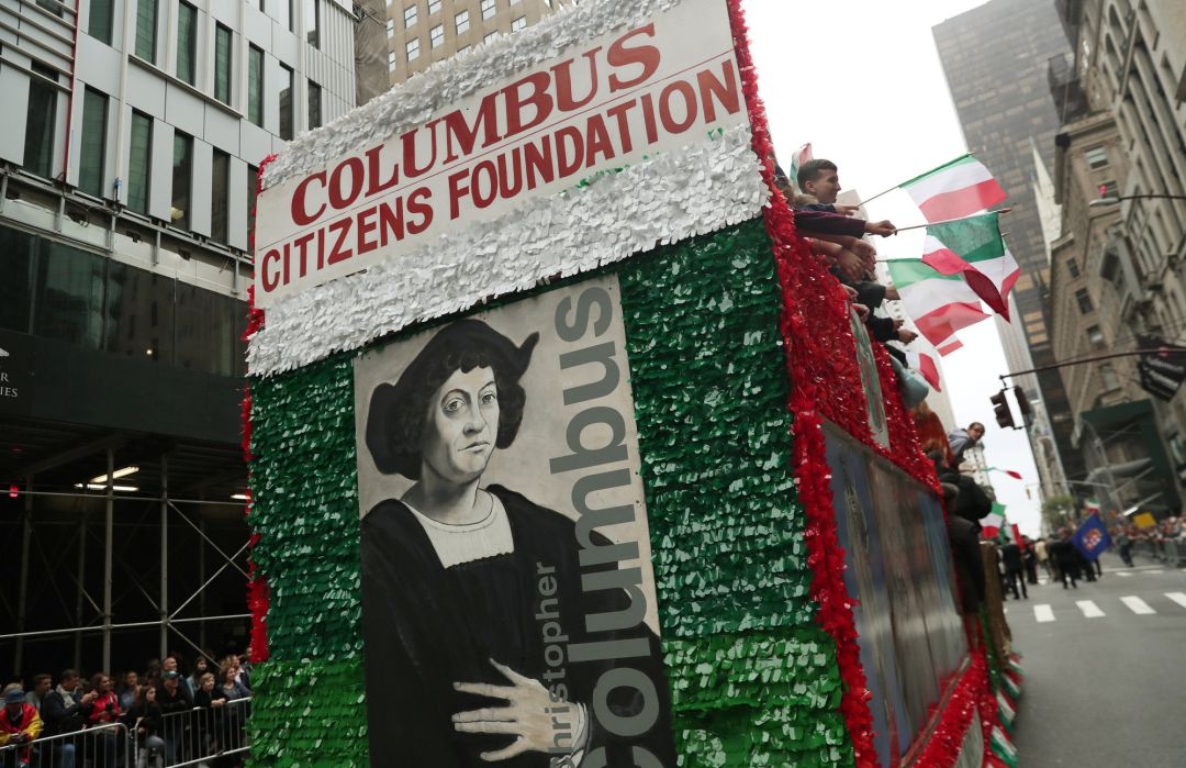 Desfile por la celebración del Día de Colón en Nueva York