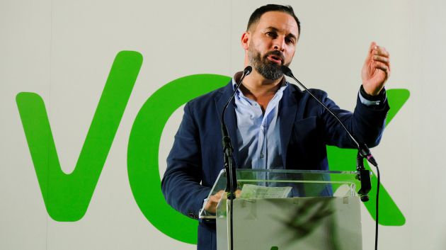 Santiago Abascal, líder de VOX, en Valencia