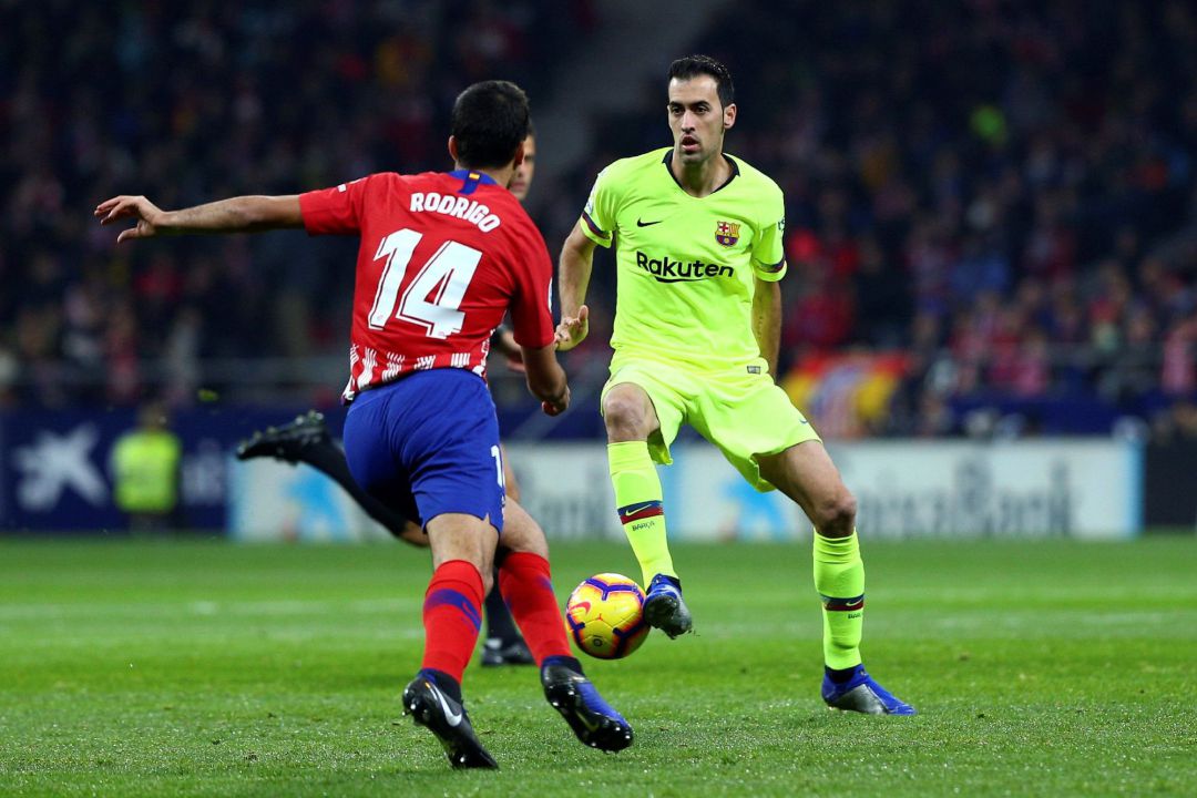 Sergio Busquets y Atlético de Madrid Busquets sobre el planteamiento