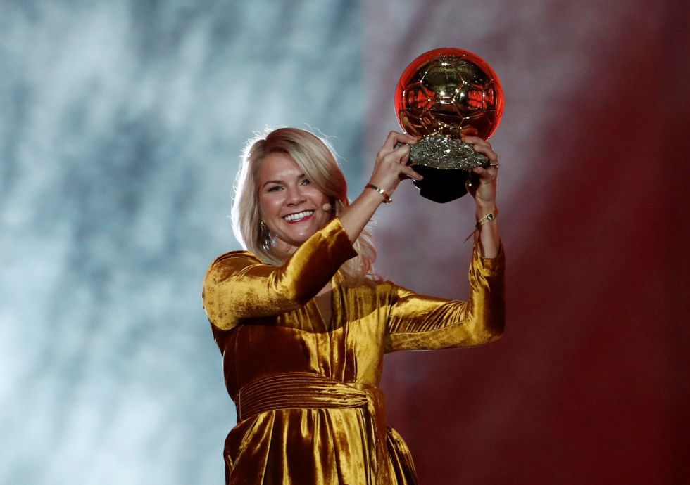 Ada Hegerberg, campeona del Balón de Oro femenino