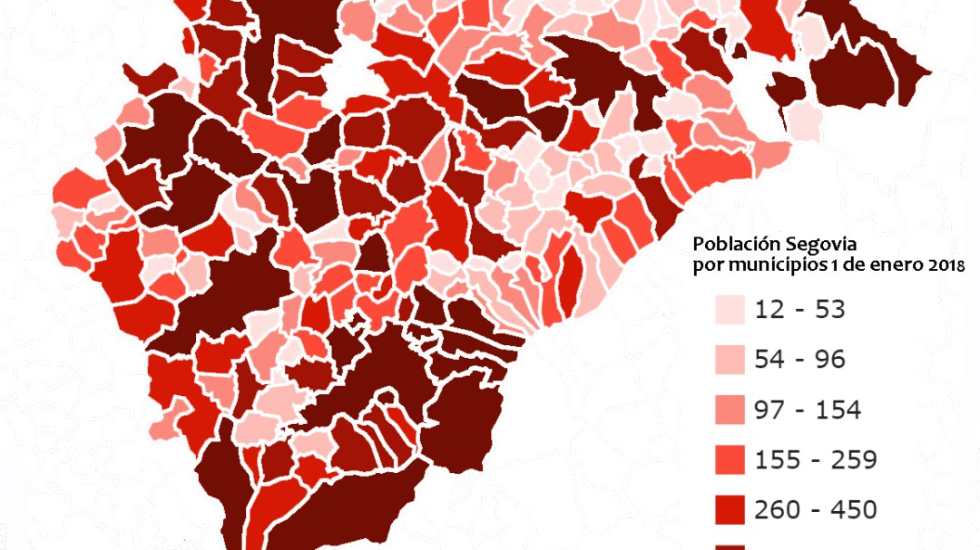 Los últimos datos del INE dejan la provincia de Segovia con 842 habitantes menos