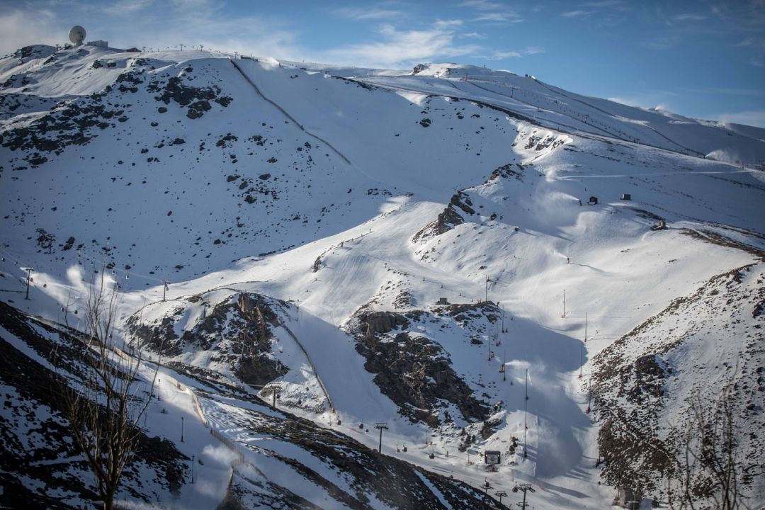 Las pistas negras de la estación de esquí de Sierra Nevada (Granada) ya están disponibles con este aspecto
