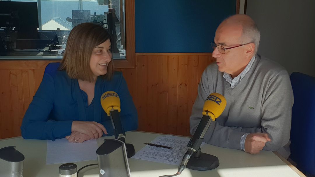 María José Sáenz de Buruaga entrevistada en la Ventana de Cantabria  por Pedro Aresti 