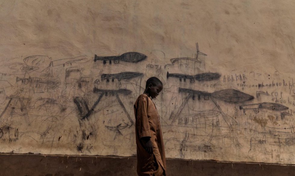 Un niño en Chad en una imagen que refleja la desertificación del país africano. Un niño en Chad en una imagen que refleja la desertificación del país africano.