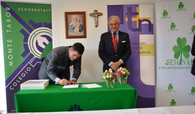 Acuerdo de hermanamiento entre Seminare y Fundación Tiempos más Nuevos en mayo de 2018