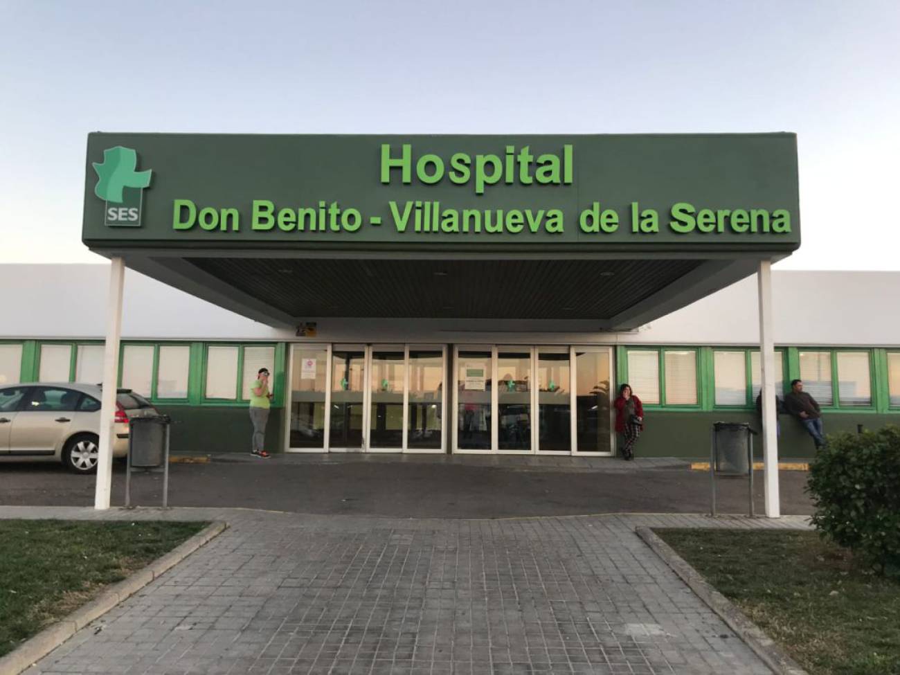 Hospital Don BenitoVillanueva de la Serena Nuevo rótulo en el