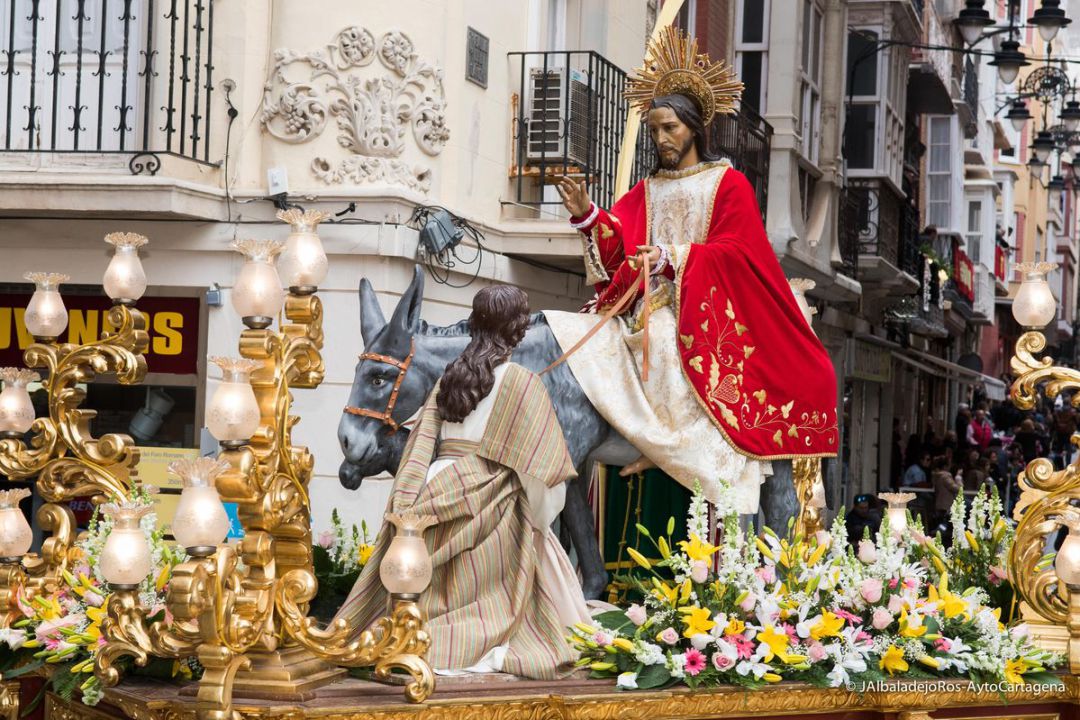 Un Millar De Ninos Desfilaran Esta Tarde En La Procesion Del Domingo De Ramos Radio Cartagena Cadena Ser