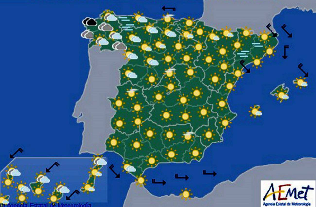 Tiempo Semana Santa Subida de las temperaturas en toda España hasta 30 grados en el sur