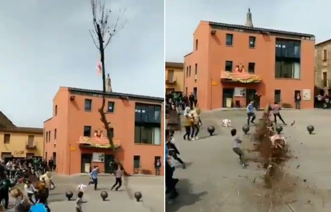 La Espectacular Tradicion De Un Pueblo De Girona Que Casi Acaba En Tragedia Sociedad Cadena Ser