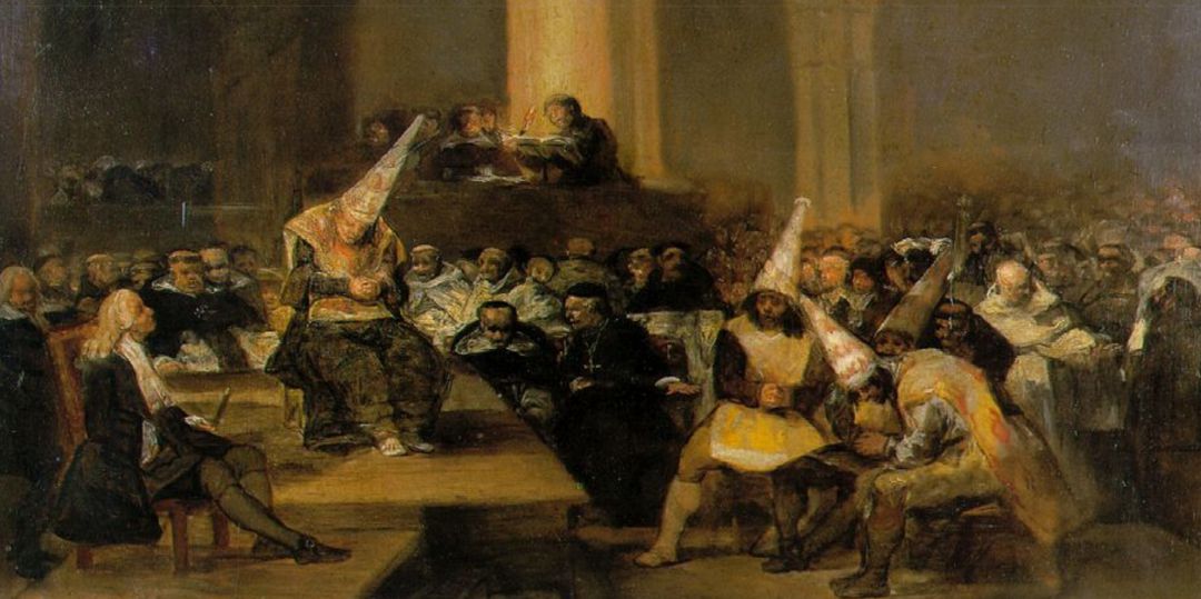Cuadro de 'La Inquisición' de Goya.