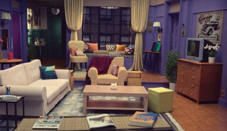 El salón de Rachel y Mónica de la serie de 'Friends'.