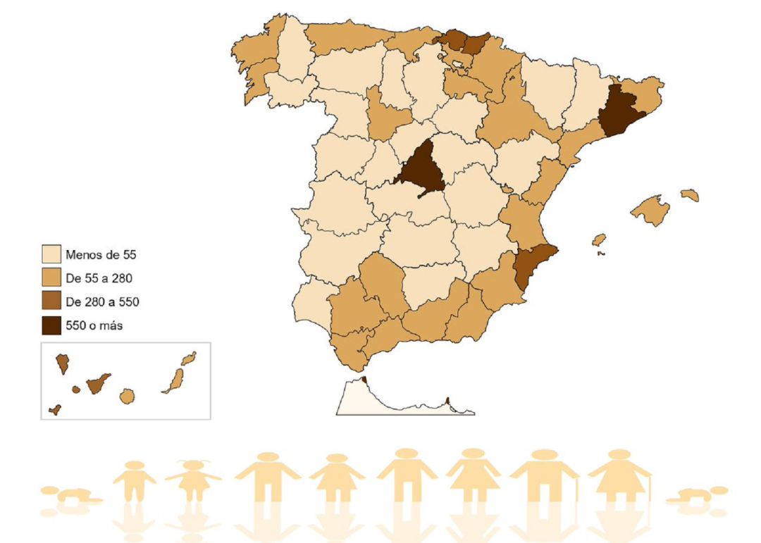 La población española aumenta gracias a la llegada de inmigrantes |  Sociedad | Cadena SER